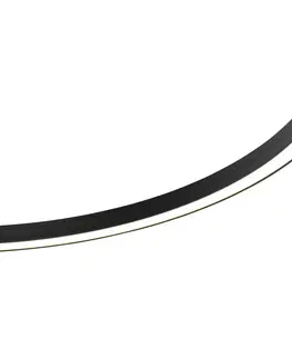 Zavesna svitidla Chytrá závěsná lampa černá 80 cm včetně LED stmívatelné v Kelvinech - Anello