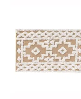 Koberce a koberečky Obdélníkový koberec z juty + materiálu s optickým efektem