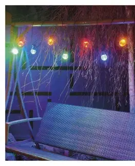 Vánoční světelné řetězy EMOS Světelný LED řetěz Bulb 5 m barevný