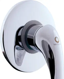Koupelnové baterie SLEZAK-RAV Vodovodní baterie sprchová vestavěná SÁZAVA, Barva: chrom, Typ ručky: SA083 SA083