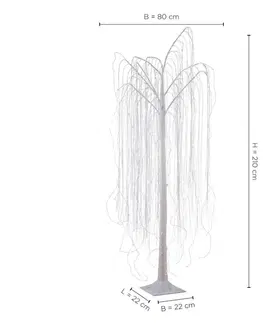 Designové stojací lampy LEUCHTEN DIREKT is JUST LIGHT LED strom v bílé s teple bílým světlem 2700K