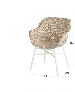 Zahradní židle a křesla Delphine Honey zahradní jídelní židle
