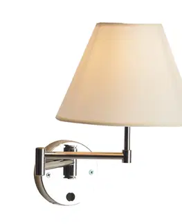 Nástěnná svítidla s látkovým stínítkem ACA Lighting Wall&Ceiling nástěnné svítidlo SUWB01C