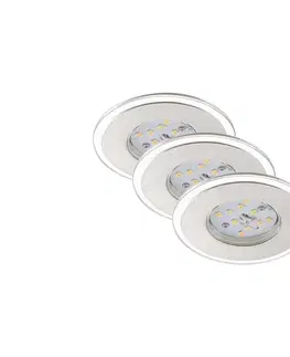 Svítidla Briloner Briloner 7197-039-SADA 3x LED Stmívatelné koupelnové svítidlo LED/4,5W/230V IP44 