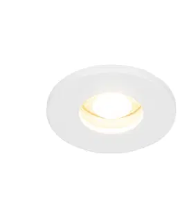 Podhledove svetlo Moderní koupelnová zapuštěná bodová bílá IP54 - kůlna