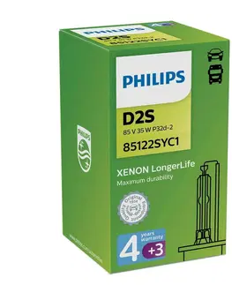 Autožárovky Philips D2S 35W P32d-2 LongerLife 4300K Xenon 1ks 85122SYC1
