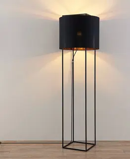 Stojací lampy Lindby Lindby Kesta stojací lampa látka podstavec 4 tyče