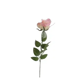 Květiny Umělá kytice Růží růžová, 67 cm, 12 ks