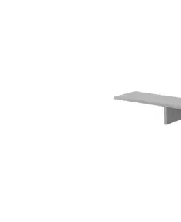 Doplňky ArtBel Nástavec nad psací stolek LOTTA | šedá