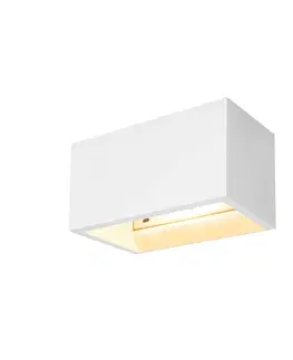 Osvětlení stěn SLV BIG WHITE PLASTRA QT-DE12 WL vnitřní nástěnné svítidlo, bílé 1002238