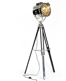 Stojací lampy Brilliant Cine - stojací lampa v designu reflektoru