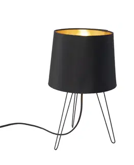 Stolni lampy Moderní stolní lampa černá - Lofty