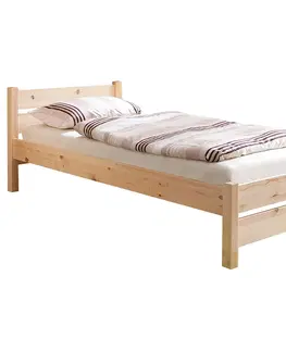 Jednolůžkové postele Postel Z Masívu Bora - 100x200cm