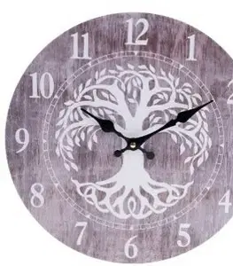 Hodiny Nástěnné hodiny Willow, pr. 34 cm, dřevo