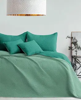 Přehozy Přehoz na postel AmeliaHome Softa zelený, velikost 220x240