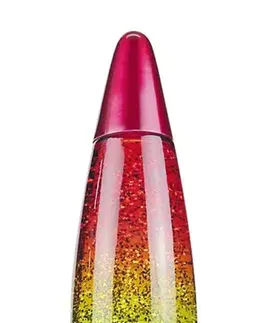 Lampy na noční stolek Rabalux lávová lampa Glitter Rainbow E14 1x MAX G45 15W vícebarevná 7008