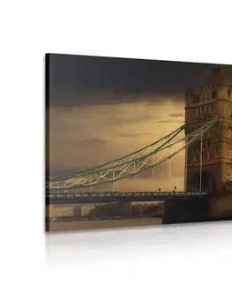 Obrazy města Obraz západ slunce nad Tower Bridge