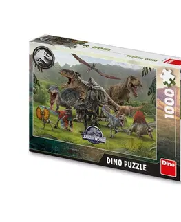Hračky puzzle DINO - Jurský Svět 1000 Puzzle