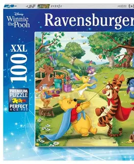 Hračky puzzle RAVENSBURGER - Disney: Medvídek Pú 100 dílků