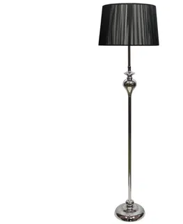 Lampy  Stojací lampa GILLENIA 1xE27/60W/230V černá 