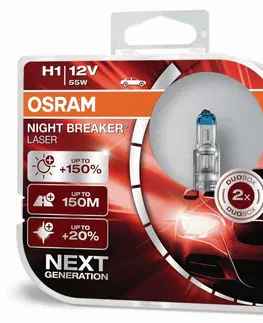 Autožárovky OSRAM H1 Night breaker LASER +150% 64150NL-HCB 55W 12V duobox