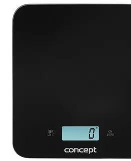 Kuchyňské váhy Concept VK5712 Váha kuchyňská digitální Black