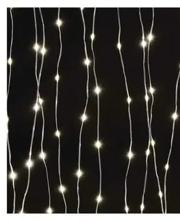 Závěsy a sítě EMOS LED vánoční nano řetěz – záclona, 1,7x2 m, venkovní i vnitřní, teplá bílá, programy D3EW01