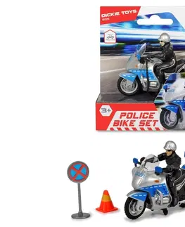 Hračky DICKIE - Policejní Motocykl 10 Cm S Příslušenství