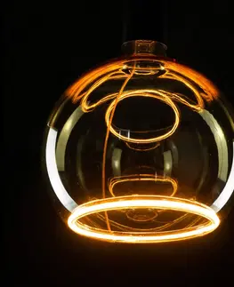 LED žárovky Segula SEGULA LED floating globe G150 E27 4W922 zlatá dim
