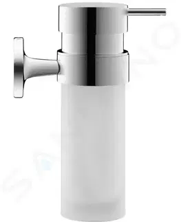 Dávkovače mýdla DURAVIT Starck T Dávkovač mýdla s držákem, chrom/mléčné sklo 0099351000