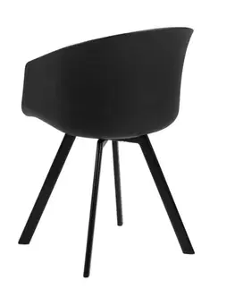 Židle Actona Designová židle Moon II černá