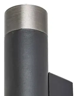Moderní nástěnná svítidla Rabalux nástěnné svítidlo Zircon GU10 2X MAX 5W matná černá 5073