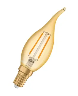 LED žárovky OSRAM Vintage 1906 LED CL BA FIL GOLD 12 non-dim 1,5W/824 E14