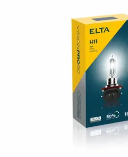 Autožárovky ELTA H11 VisionPro +50% 55W 12V PGJ19-2 sada 2ks
