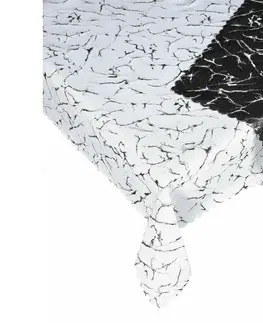 Ubrusy Ubrus gobelinový, Night, bílý 120 x 155 cm