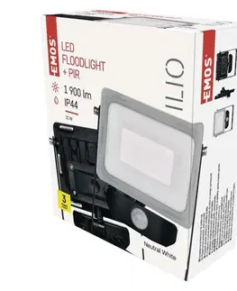 LED reflektory EMOS LED reflektor ILIO s pohybovým čidlem, 20W ZS2920