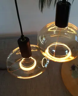 Stmívatelné LED žárovky Segula SEGULA LED floating ovál E27 4,5W dim kouřová