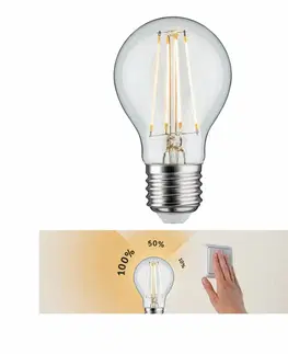 LED žárovky PAULMANN LED AGL 7,5W E27 čirá 230 V 3-krokové-stmívatelné 285.71 P 28571