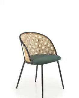 Židle Jídelní židle K508 Halmar Zelená