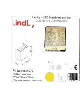 Svítidla Lindby Lindby - LED Nástěnné svítidlo QUENTIN LED/5W/230V 