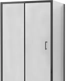 Sprchové kouty MEXEN/S APIA sprchový kout 120x100, transparent, černá 840-120-100-70-00
