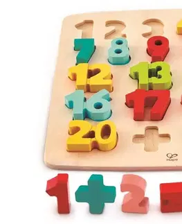 Hračky puzzle HAPE - Puzzle číslice