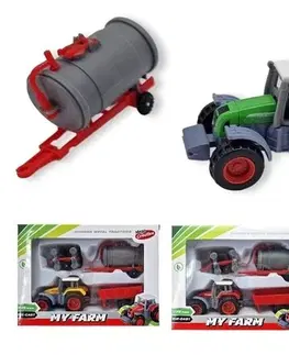 Hračky EURO-TRADE - Traktor s přívěsem My Farm 1:72, Mix produktů