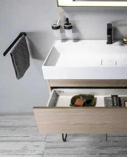Koupelnový nábytek SAPHO ODETTA umyvadlová skříňka 57x50x43,5cm, jilm bardini DT060-1313