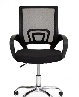 Kancelářské židle MODERNHOME Otočné kancelářské křeslo Aich černé
