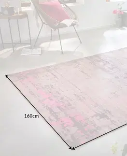 Koberce LuxD Designový koberec Rowan 240 x 160 cm béžovo-růžový