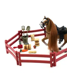 Hračky WIKY - Kůň s doplňky Royal Breeds 17 cm
