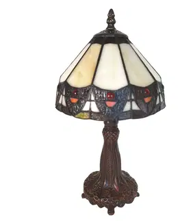 Stolní lampy Clayre&Eef Stolní lampa 5LL-6108, styl Tiffany
