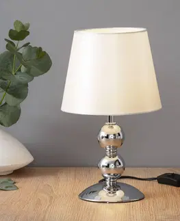 Stolní lampy NOWA GmbH Chromovaná stolní lampa Bea