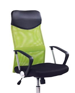 Kancelářské židle Kancelářské křeslo MEDANG, černá/zelená